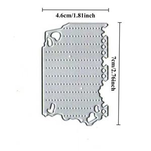 TEMU 레트로 미니 바인더 프레임, 정교한 탄소강 스탬핑 다이 창의적 수제 DIY 프린팅 및 커팅 도구, 스크랩북 다이어리 장식 및 선물 만들기에 적합, 스크랩북 용품, 카드 만들기, 레트로 미학, 판타지 테마, 고정밀, 수공예 액세서리, 제작 용품, 스크랩북 도구, 수공예 애호가, 스크랩북