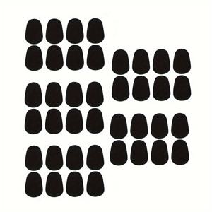 TEMU 40개입 표준 0.8mm 실리콘 색소폰 마우스피스 패드, 알토/테너 색소폰/클라리넷에 적합, 색소폰 마우스 패드