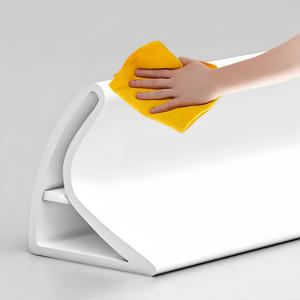 TEMU 실리콘 욕실용 워터 배리어, 샤워 댐 홍수 배리어, 변기 측면 스트립, 조리대 밀봉 테이프, 방수 바닥 유지 시스템, 끈적끈적한 방수 실란트 스트립