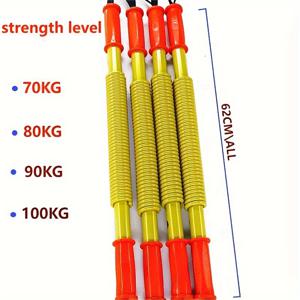 TEMU 가정용 철강 손목 및 전완근 강화기 - 조절 가능한 저항력 가슴 확장기, 범용 팔근육 개발기, 비전기식 스프링 동력 트레이닝 장비