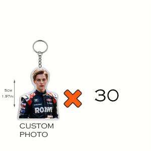 TEMU 맞춤형 30/50/100개 아크릴 키체인 펜던트, 사진 인쇄 가능, 아크릴 자동차 키체인, 연인, 친구, 유명인, 만화, 기업 로고용 백팩 펜던트|백팩|키링