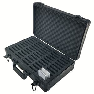 TEMU NGC PCGS 대형 동전 홀더 50개가 들어갈 수 있는 알루미늄으로 만든 동전 보관함, 무역 동전을 위한 디자인, 클럽 등급 동전용 여행 케이스, PCGS, NGC, 기타 등급 대형 동전을 분리하기 위한 폼 슬롯을 갖춘, 동전 컬렉션을 운반하고 정리하기 위한 이상적인 제품입니다.