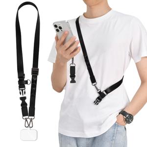 TEMU 조절 가능한 백 클립 및 크로스바디 휴대폰 래니드 - 휴대폰용 다기능 스트랩, 이상적인 휴일 선물, 어머니의 날, 크리스마스 및 더 많은 것, 파티 선물, 모든 휴대폰 모델, 가방, 매달린 액세서리 1개에 적합
