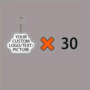 TEMU 30/50/100개 맞춤형 아크릴 키체인, 스승의 날 선물, 배낭, 커플, 동물, 별, 만화, 비즈니스 로고, 애니메이션, 유명인 아크릴 키체인, 기업 로고, 광고 선물, 유명인 주변기기, 만화, 애완동물, 애니메이션 맞춤화에 적합|인형키링