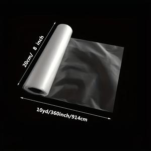 TEMU 1롤 세탁 가능한 수용성 자수 안정제 - 기계 및 손바느질용, 패브릭 안정제, 후프 사이즈 20cm (1롤 폭), 퀼팅, 니들포인트용