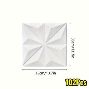 TEMU 22/32/42/52/102개 자체 접착 방수 3D 타일 스티커 - 필 & 스틱 XPE 화이트/그레이/베이지/블랙/블루/레드/골든/화이트 글로시/텍스처 표면 - 쉽게 청소 가능, 맞춤 절단 가능한 벽지형 패널, 벽 & 바닥용