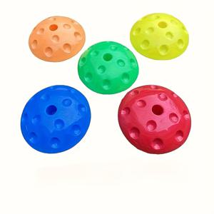 TEMU 고품질 플라스틱 제작, 혼합 색상, 균형 및 협응력 향상을 위한 설계, 실내/야외 놀이에 적합한 감각 훈련 매트 세트 5개입 - 색상은 다를 수 있음