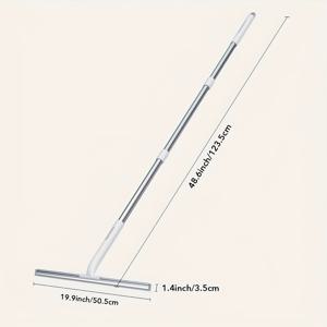 TEMU 2-in-1 유리 스퀴지, 스크래핑 및 청소용, 가정용으로 적합합니다. 이 다기능 청소 도구는 욕실, 주방, 창문 및 자동차 앞유리에서 사용할 수 있습니다.|수세미