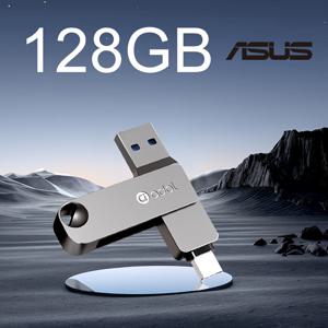 TEMU ASUS Adol 64GB/128GB Type-C OTG USB3.2 듀얼 디스크 USB 플래시 드라이브 - 모바일 컴퓨터 및 노트북용, PM310 운석 회색/우주 은색