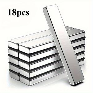 TEMU 6/18개 직사각형 자석 502mm 산업용 자석, 냉장고, 가정용, 공구 보관에 적합