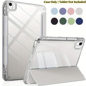 TEMU 11인치 Pro, 10.2인치 9세대, 10.9인치 Air 4 및 Air 5, 9.7인치 Mini654 Pro를 포함한 다양한 iPad 모델용 아크릴 보호 커버. 2017년부터 2018년까지의 이전世代도 지원됩니다. 펜 슬롯이 특징이며