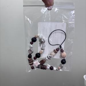 TEMU 빈티지 브라운 비드 스타 CCD 카메라 액세서리 폰 랜야드 DIY 핸드메이드 방실 스트랩