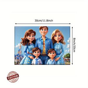 TEMU 맞춤형 3D 픽사 스타일 맞춤 포토 초상화 - 당신의 얼굴을 만화 캐릭터로, 감성적인 눈빛과 머리 질감, 6시간 내 완료 - 커플, 가족, 반려동물을 위한 특별한 선물 - 디지털 아트 홈 데코 (사진 업로드)