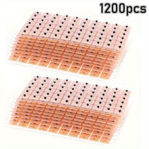 TEMU 1200개 천연 귀 지압 씨앗 - 휴식용 수동 마사지 도구, 비전기적 귀 지혈 포인트로 압력 자극, 배터리 필요 없음, 사용하기 쉬움, 가정용 이상적, 휴식 액세서리|인체공학적 디자인|내구성 있는 구조, 귀 마사지 도구, 배터리 없음, 휴식 기술, 웰니스 추구자, 신체 마사지기