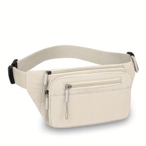 TEMU 패셔너블 캐주얼 허리 가방, 다기능 크로스바디 스포츠 벨트 백|힙색