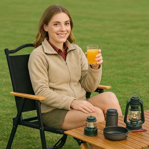 TEMU 헤비 듀티 케르미트 의자 | 업그레이드된 두꺼운 프레임, 넓고 편안한 등받이, 내구성이 뛰어나고 안정적인 접이식 캠핑 의자, 간편하게 접고 휴대 가능, 하이킹, 피크닉, 낚시, 바베큐, 해변, 공원, 여행 및 야외 레저에 적합|캠핑의자|접이식의자|의자