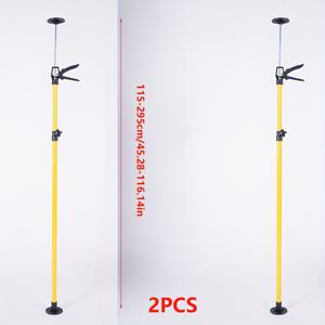 TEMU 2개 텔레스코픽 지지대, 금속 조절식 지지 폴, 360° 조절식 지지 시스템, 미끄럼 방지 목공 설치, 문 리프팅 지지 도구, 캐비닛 잭, 캐비닛 및 건식 벽체 설치용