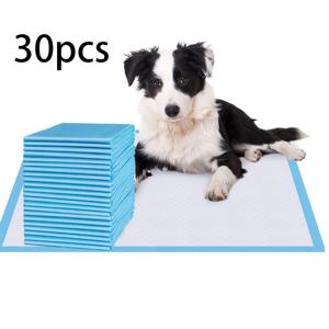 TEMU 30개입 대용량 대형 헤비듀티 침대 패드 - 6겹 방수 빠른 건조 미끄럼 방지 표면, 45x33cm (177cm²) 강력한 흡수력, 일회용 기저귀 & 펫 침대 패드, 폴락 호환 (대용량 팩) - 부직포