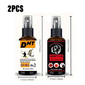 TEMU 티아민 농축 낚시 미끼 2병 - 담수 및 해수 낚시에 적합한 빨간색 인공 미끼, 잉어, 잉어, 헤링 및 모든 계절에 효과적인 대형 물고기, 내구성이 뛰어난 PP/PVC 플로트와 간편한 스퀴즈 디스펜서 특징