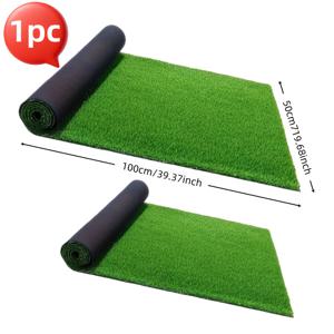 TEMU 매우 사실적인 대형 인조 잔디 롤입니다. UV 저항성이 뛰어나고 내구성이 좋으며, 플라스틱 재질로 제작되어 연중 녹색을 유지합니다. 야외 정원, 파티오, 빌라 안뜰에 적합하며 졸업식 행사에도 사용할 수 있습니다.