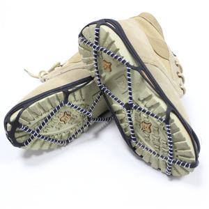 TEMU 2개입 블랙 업그레이드 미끄럼 방지 신발 (실버 체인 포함) | TPE 소재, 먼지 방지 디자인, 하이킹, 낚시, 등반, 스키에 적합