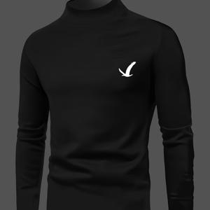 TEMU 청소년용 긴팔 하이넥 티셔츠 (가을용 K8082)