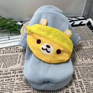 TEMU 강아지, 고양이용 새로운 봄/가을 후드티. 테디, 비숑 프리즈, 폼페라니안, 슈나우저 등 중소형 반려동물에게 적합하며 두꺼운 플리스 소재를 사용했습니다.