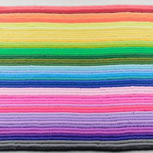 TEMU 60가닥 24000개 6mm 플랫 라운드 폴리머 클레이 헤이시 비즈, 생생한 색상, DIY 핸드메이드 팔찌 목걸이 장신구 만들기 공예품, 부드러운 점토 재질, 미술 및 공예 비즈 장식품