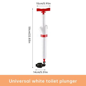 TEMU 튼튼한 배수구 제트 건 1개 - 욕실, 싱크대 및 바닥 배수구의 막힘을 차단하기 위해 설계된 강력한 변기 플런저. 압력 조절 기능이 있는 에어 플런저 도구가 특징이며, 전기 없이 사용할 수 있으며, 내구성이 뛰어난 플라스틱으로 제작되었습니다.|변기부속품|싱크대