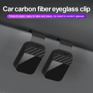 TEMU 차량용 범용 안경 홀더 2개 세트, 안경 클립, 차량 햇빛 가리개용 안경 홀더, 스크래치 방지 안경 홀더|선글라스|썬그라스