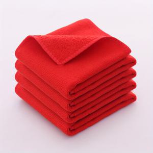 TEMU 초극세사 클리닝 천 4개 세트, 40*40cm, 대형 사각 타월, 뛰어난 흡수력, 내구성, 생생한 색상, 주방, 욕실 및 창문 청소에 적합, 욕실 청소 용품, 타월