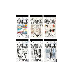 TEMU 240매/6권 카오스 프레듀스 시리즈 | 빈티지 패턴 스크랩북 용지 (저널 및 메모 패드용), 혼합 색상