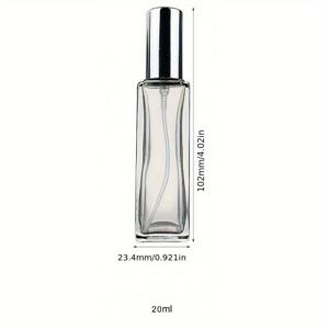 TEMU 12개입 5ml 10ml 20ml 향수 스프레이 병 투명 유리 프레스 아토마이저 리필 가능 화장품 빈 용기 여행용 휴대용 미니 병