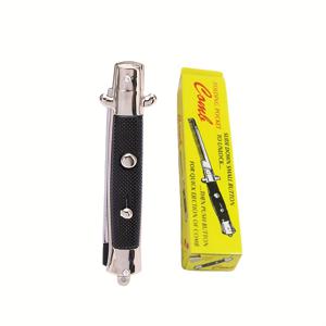 TEMU 남성용 휴대용 헤어 스타일링 도구 (접이식 칼 및 스프링 장착 푸시 버튼 빗 포함)