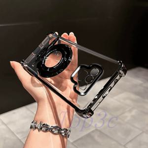 TEMU 노트 9 전용 투명 충격방지 에어백 폰케이스 (브라켓 포함)