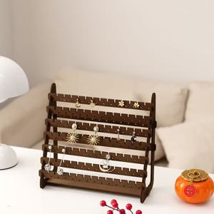 TEMU 빈티지 나무 다층 주얼리 랙