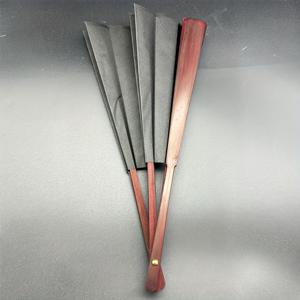 TEMU 우아한 남성용 검은색 쿵푸 접이식 부채 - 양면 패브릭, 목재 프레임, 예술적 디자인, 홈 데코 및 사무실 장식에 적합, 아버지와 할아버지를 위한 완벽한 선물|접이식선풍기