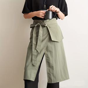 TEMU 슬릿이 있는 반옷자락, 가정, 주방, 식당, 카페, 서비스 직원 및 레스토랑 유니폼에 적합