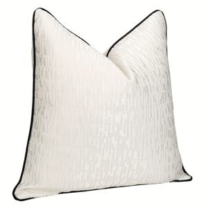 TEMU THE-TINOART 화이트 자카드 던지기 베개 커버 - 현대적인 그리드 패턴, 지퍼 클로저, 세탁기 사용 가능한 폴리에스터 쿠션 케이스, 소파 및 침대용, 팜하우스 스타일 장식용 베개 커버, 장식용 베개