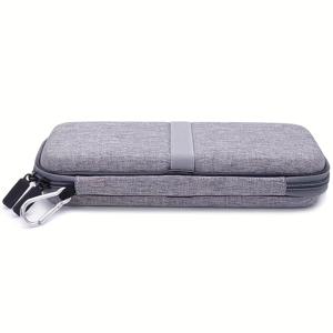 TEMU RAV Power 26800/20100/20000mAh, Anker PowerCore 26800mAh, ROMOSS 30000mAh, Miady 충전기, Ekrist, Lab599 Tx500 라디오용 하드 쉘 여행 케이스 | 라이트 그레이, 폴리에스터 섬유 소재