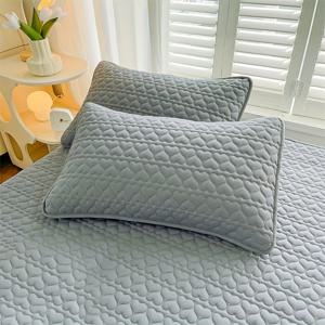 TEMU 두꺼운 패딩 베개커버 2개 세트, 가정용 싱글 베개 보호커버, 세탁 가능, 가정/호텔/B&B용 침구|베개커버