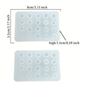 TEMU 2개 세트 장미 실리콘 몰드 - 레진 공예용 리얼리스틱 핑크 꽃 & 잎 DIY 몰드, 레이어드 꽃잎, 네일 아트, 만들기, 귀걸이, 팔찌, 반지, 웨딩/축제 장식 (레진, 클레이, 왁스 호환)