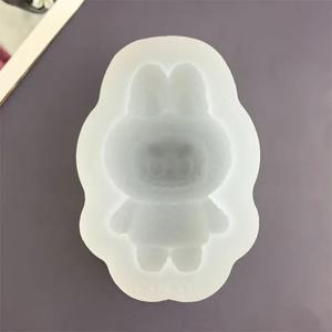 TEMU 3D 토끼 몬스터 몰드 - 사실적인 모양 + 귀여운 표정 + 다기능 디자인: 에폭시 레진, 석고, 양초, 클레이 조각, 비누 레진, 수제 장식, 재미있는 창의력, 고품질 실리콘, 정교한 장인 정신을 위한 제작