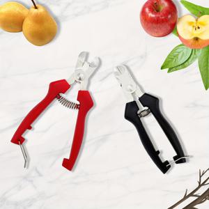 TEMU 2개 스테인리스 스틸 오목 과수원 과일 따기 가위, 정원 꽃 가지치기 및 수확용 가위, 사과, 오렌지, 포도 및 과일 정리용, 전문 오목 조경 접목 가위, 랜덤 색상