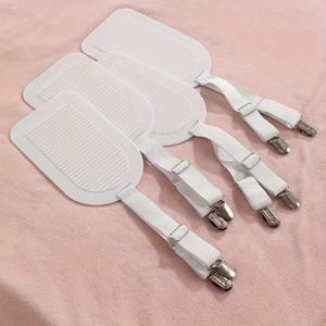 TEMU 4개 세트 침대 시트 및 매트리스 그리퍼, 소파 쿠션용 미끄럼 방지 시트 클립, 간편 설치, 모든 매트리스 크기 호환|이불|소파|쇼파쿠션