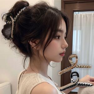 TEMU 1+1 올림머리 집게핀 2개 세트, 반묶음 머리핀, 헤어핀, 여성 데일리 악세사리, 헤어 클립, 집게삔, 헤어삔, 머리삔