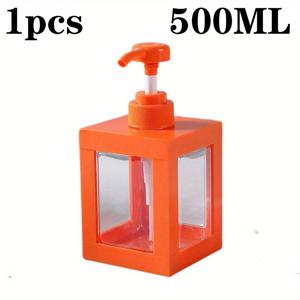 TEMU 1개 펌프 스타일 대용량 물병 (핸드 소파, 샤워 젤, 샴푸, 개인 관리 용품용), 재사용 가능 및 휴대용, 로션 디스펜서