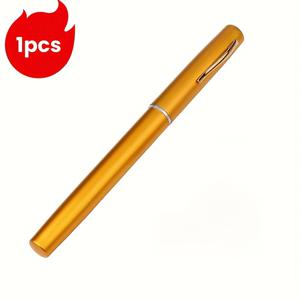 TEMU 휴대용 미니 포켓 낚싯대 - 접이식 텔레스코픽 경량 화이트 퀵 액션 로드, 얼음 낚시, 강, 호수, 저수지 및 얼음 위 낚시에 적합