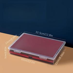 TEMU 다용도 보관함, 증명서 보관 가방, 가정용 증명서 보관함, 문서, 편지, 잡지, 카드 및 스크랩북 정리 - 사무실, 교실, 기숙사 및 가정용으로 매우 적합 - 종이/문서/영수증 관리자 파일 박스