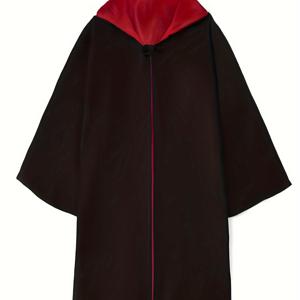 TEMU 1pc 할로윈 의상 후드 망토 망토 뱀파이어 마법사 마녀 악마 후드 망토 중세 의상 성인용